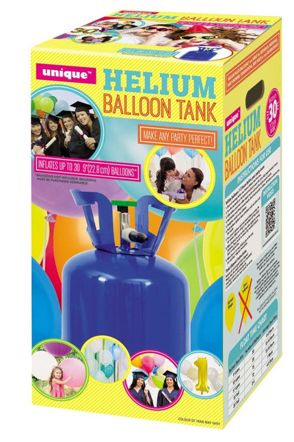 Helium Tank Voor 30 Ballonnen van Partywinkel koop je bij Partywinkel