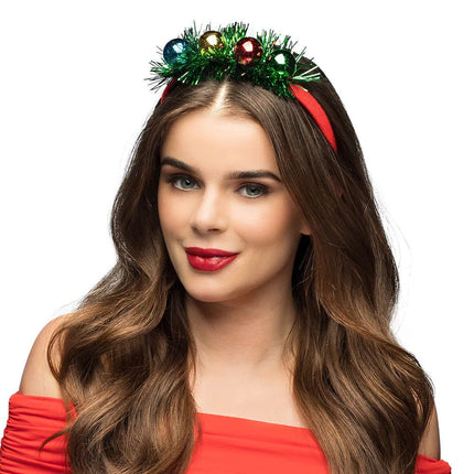 Kerst Haarband Kerstballen van Boland koop je bij Partywinkel