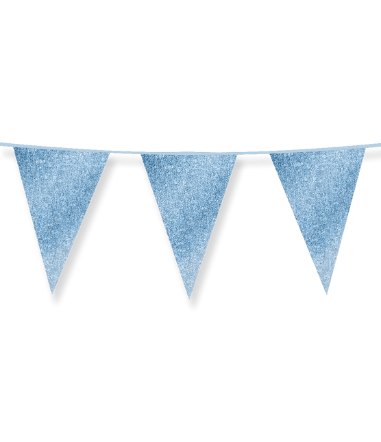 Lichtblauwe Slinger 6m van Paper Dreams koop je bij Partywinkel