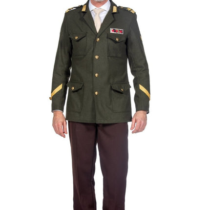 Leger Jas Heren Officier Luxe van Wilbers & Wilbers koop je bij Partywinkel