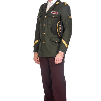 Leger Jas Heren Officier Luxe van Wilbers & Wilbers koop je bij Partywinkel