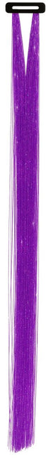 Paars Hair Extension Glitters 50cm 3st van Fiestas Guirca koop je bij Partywinkel