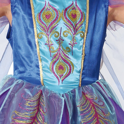 Pauw Kostuum Blauw Paars Meisje van Fiestas Guirca koop je bij Partywinkel