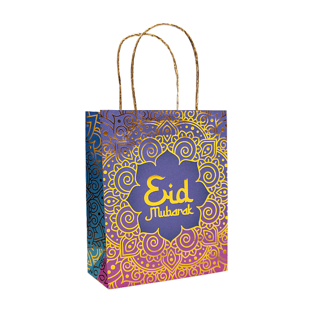 Ramadan Cadeautasje Eid Mubarak Papier 80cm van WeFiesta koop je bij Partywinkel