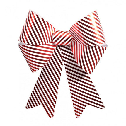 Rood Witte Strik Gestreept Groot 66cm van CHAKS koop je bij Partywinkel