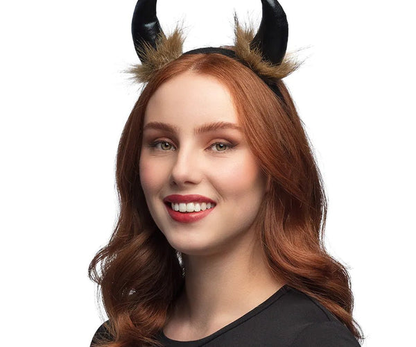 Cuerno Vikingo Decorativo De Plástico | Accesorio De Disfraz De 26 Cm Para Fiestas Y Carnaval