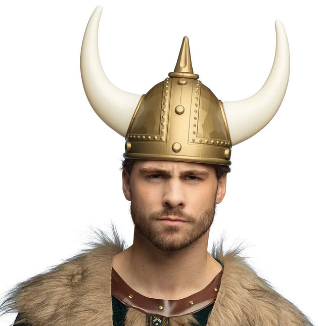 Viking Helm Goud van Boland koop je bij Partywinkel