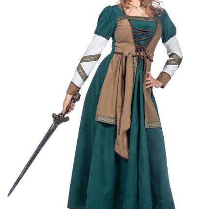 Viking Jurk Groen van Wilbers & Wilbers koop je bij Partywinkel