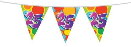 Vlaggenlijn 25 Jaar 10m van Haza Witbaard koop je bij Partywinkel