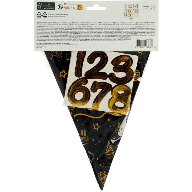 Happy Birthday Slinger Plastic 4m van Folat koop je bij Partywinkel