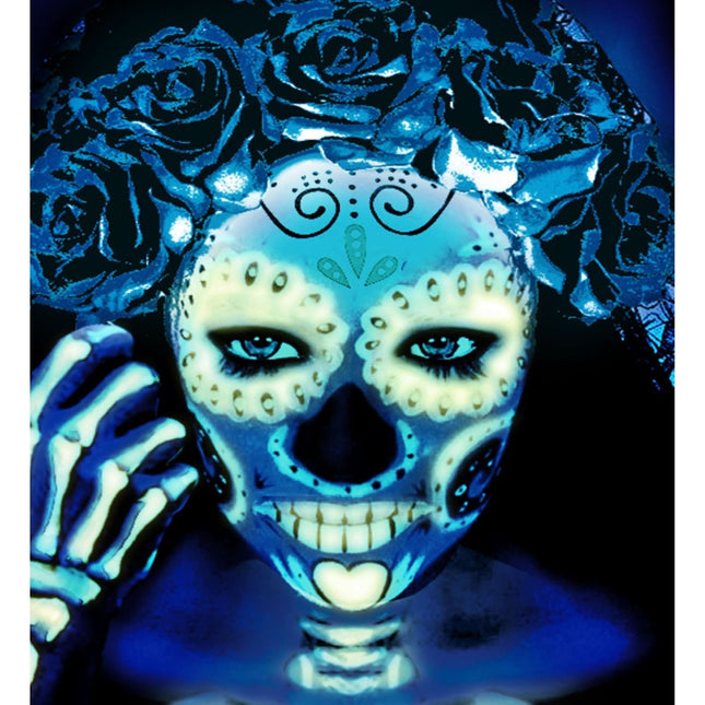 Witte Schmink Glow In The Dark 30ml van Widmann koop je bij Partywinkel