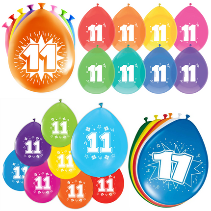 11 Jaar Latex Ballonnen