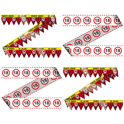 18 Jaar Afzetlinten