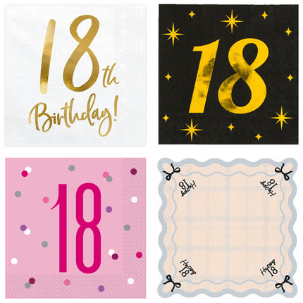 18 Jaar Servetten