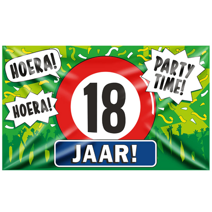 18 Jaar Vlaggen