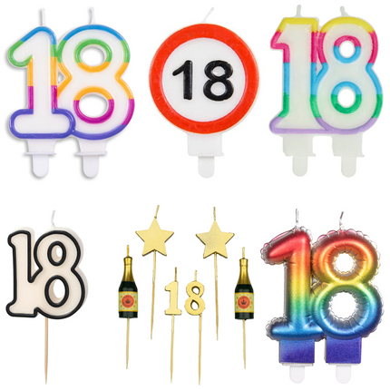 18 Jaar Kaarsen