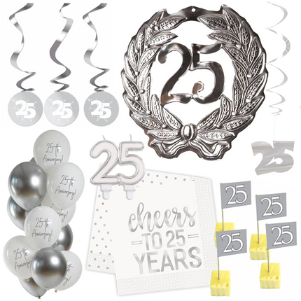 25 Jaar Getrouwd Versiering