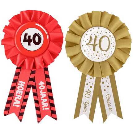 40 Jaar Rozetten - Partywinkel