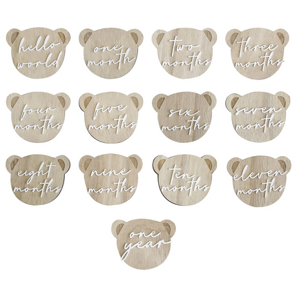 Babyshower Mijlpaalkaarten