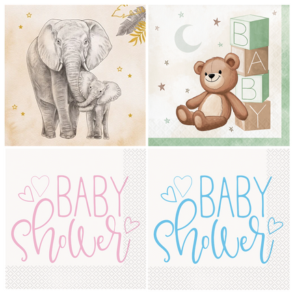 Babyshower Servetten