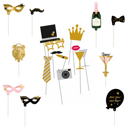 Oud en Nieuw Photo Booth Props