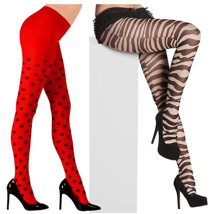 Dierenprint Panty's - Partywinkel