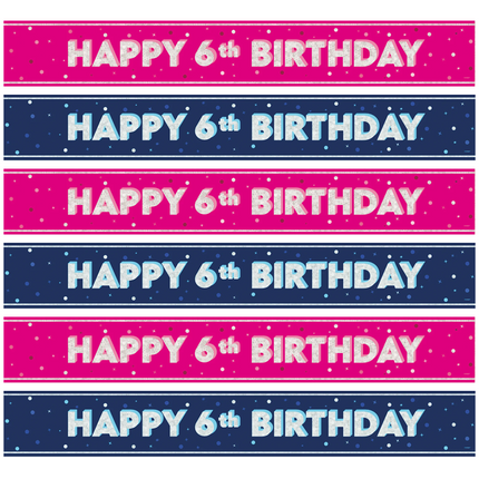 6 Jaar Banners