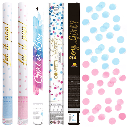 Gender Reveal Confetti - Partywinkel