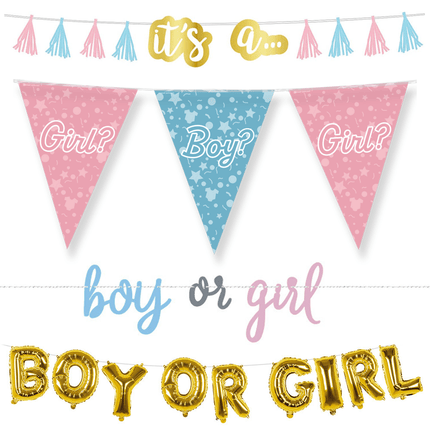 Gender Reveal Slingers - Partywinkel