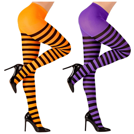 Gestreepte Panty's - Partywinkel