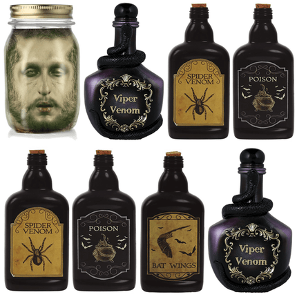 Halloween Flessen & Potten - Partywinkel