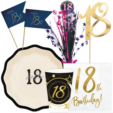 18 Jaar Tafeldecoratie