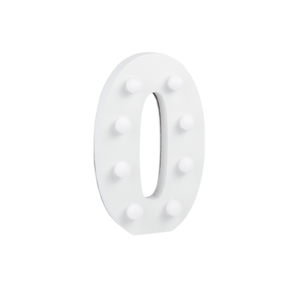 0 Licht Cijfer van Paper Dreams koop je bij Partywinkel