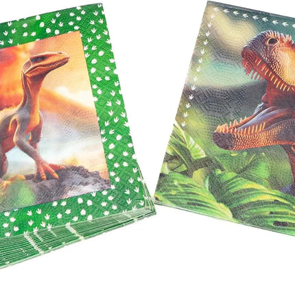 Servilletas Dino, 3 capas, 33 cm, 20 unidades