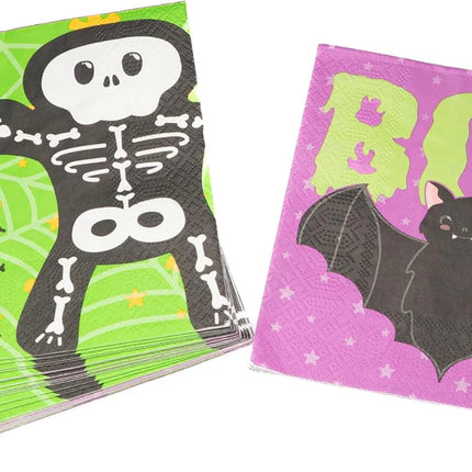 Servilletas de Halloween «Trick or Treat» de 3 capas, 33 cm, 20 unidades