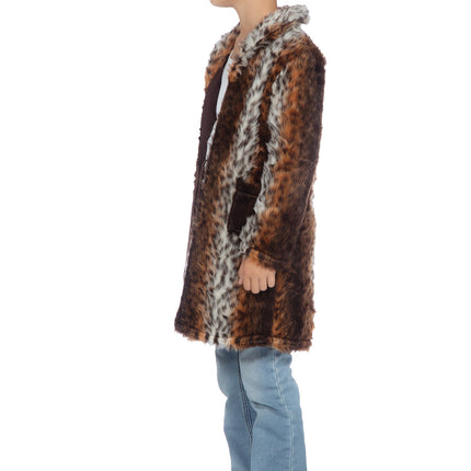 Abrigo de piel de pantera niño