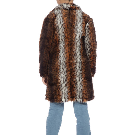 Abrigo de piel de pantera niño