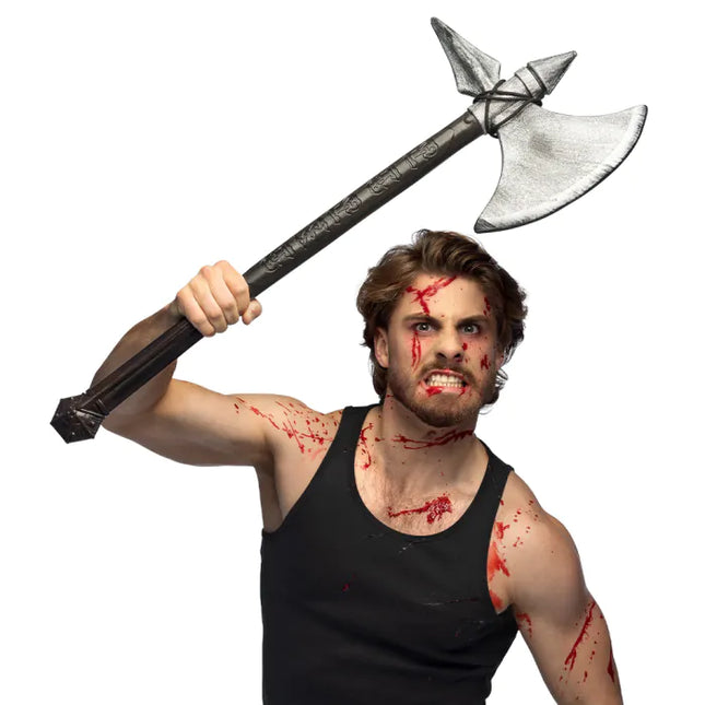 Hacha falsa de Halloween 82cm