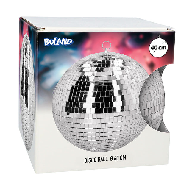 Bola de discoteca (XL) plata