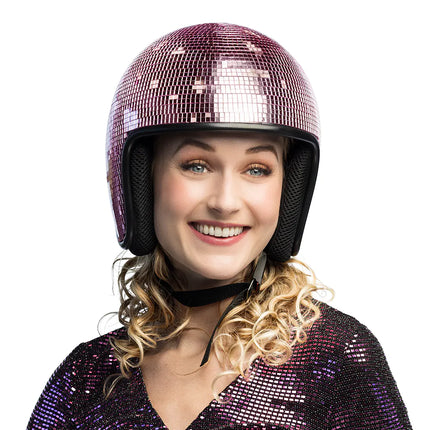 Casco Disco 70S Rosa
