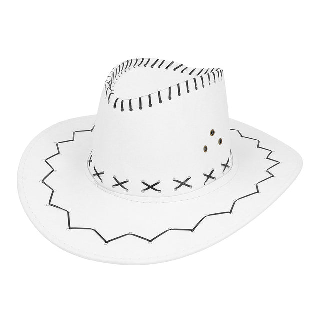 Sombrero vaquero Savannah blanco