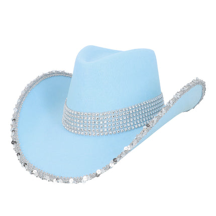 Sombrero vaquero Spark azul claro