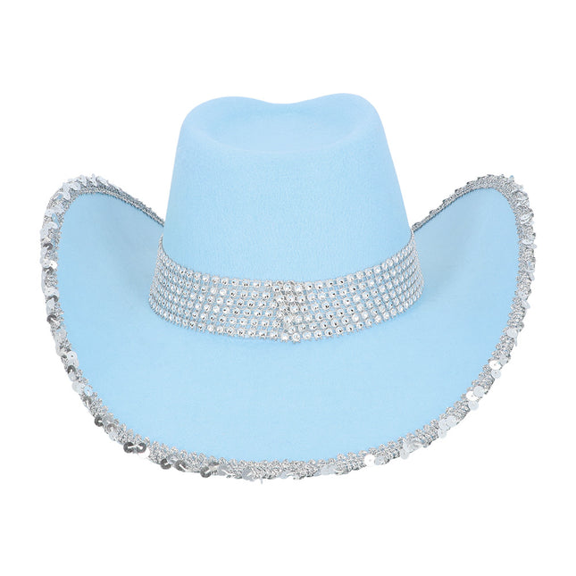 Sombrero vaquero Spark azul claro