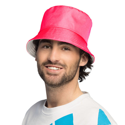 Gorro Rave rosa neón