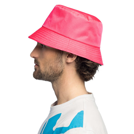 Gorro Rave rosa neón