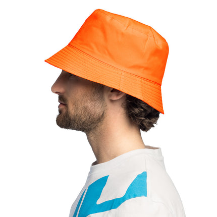 Gorro Rave naranja neón