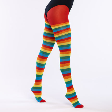 Medias Rayas arco iris