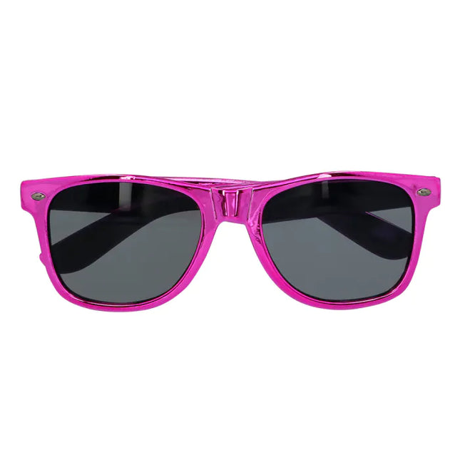 Gafas de sol rosa brillo