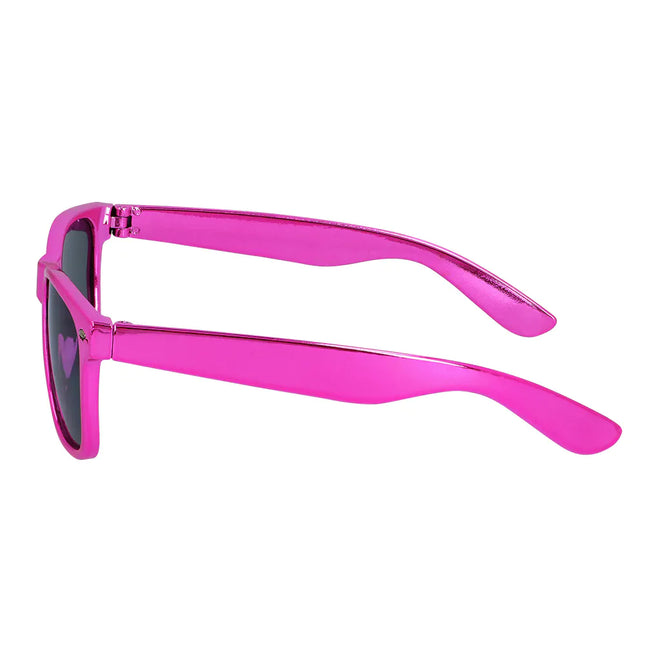 Gafas de sol rosa brillo
