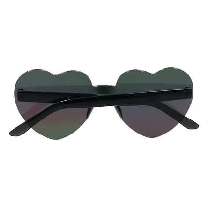 Fiesta brile Festival corazones espejo negro